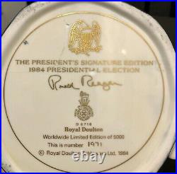 Royal Doulton'ronald Reagan' D6718 1984 Large Character Jug #1971/5000 Rare