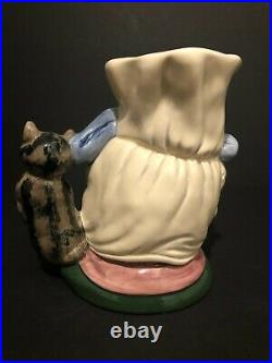Royal Doulton'the Cook & The Cheshire Cat' D6842 1989 Large Toby Character Jug