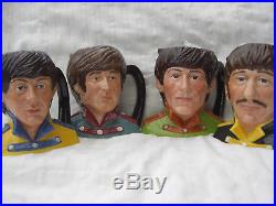 Royal doulton. Beatles. Toby jugs. Sgt Pepper. Not rolling stones. Character jug