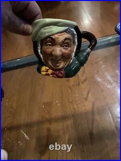 Royal doulton character toby jugs mug COLLECTION 10 Mugs 9 Small And 1 Large