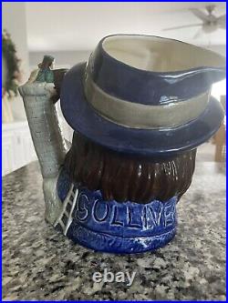 Royal doulton character toby jugs mugs large Gulliver