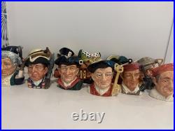 Royal doulton character toby jugs mugs small