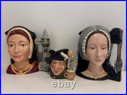 Royal doulton character toby jugs mugs small