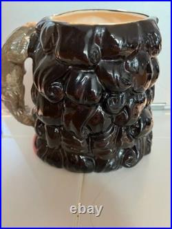 Royal doulton large Captain Hook, style 2 character toby jug