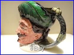Royal doulton large character jug cavalier with goatee c 1940