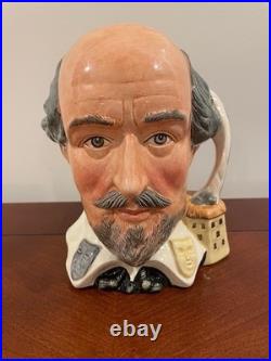 Royal doulton porcelain character toby mugs collection (4) large size