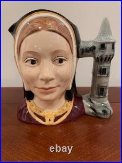 Royal doulton porcelain character toby mugs collection (4) large size