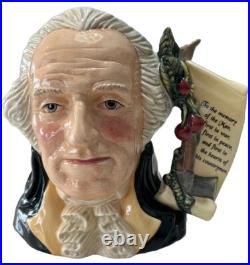 SCARCE Royal Doulton George Washington D6965 Large Character Jug LIMITED EDTN SCARCE Royal Doulton George Washington D6965 Large Character Jug LIMITED EDTN