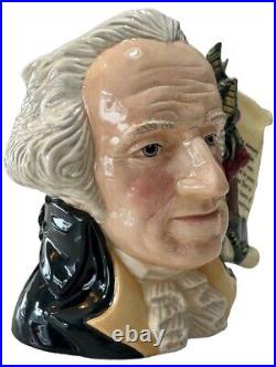 SCARCE Royal Doulton George Washington D6965 Large Character Jug LIMITED EDTN