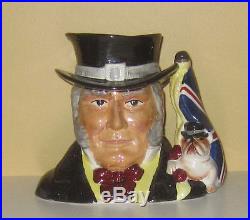 Superb Rare Royal Doulton Prototype John Bull Character Jug Excellent Condition