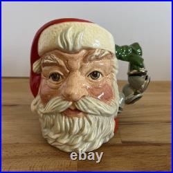 Santa Claus D6964 (Bell Handle) Vintage Christmas Royal Doulton Character Jug