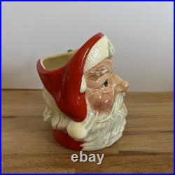 Santa Claus D6964 (Bell Handle) Vintage Christmas Royal Doulton Character Jug