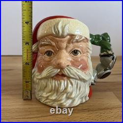 Santa Claus D6964 (Bell Handle) Vintage Christmas Royal Doulton Character Jug