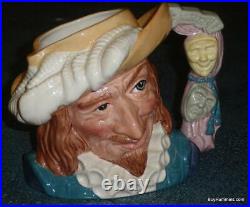 Scaramouche Character Toby Jug D6814 by Royal Doulton Colourway RARE GIFT