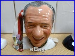 Set of all 4'Carry On' Royal Doulton Character Jugs Sid Hattie Charles Kenneth