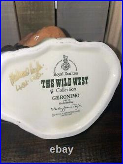Signed Royal Doulton Character Jug Odd Sz The Wild West Geronimo D6733