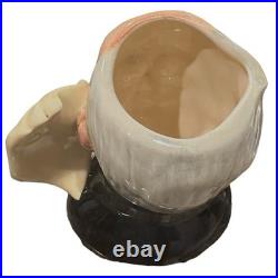 Signed Royal Doulton Winston Churchill Character Jug with News Chronicle Handle