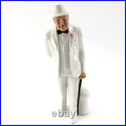 Sir Winston Churchill Royal Doulton Statue HN 3057 10.5 Porcelain Figurine 1984