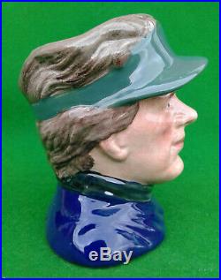 Small Royal Doulton Character Jug The Golfer Prototype Colourway D6865