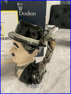 Small Size Charlie Chaplin Doulton Character Jug