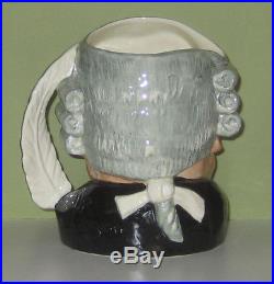 Super Rare Royal Doulton Lawyer Stoke Jubilee Character Jug Excellent Condition