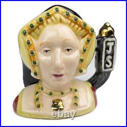 THE 6 WIVES OF KING HENRY VIII Royal Doulton SIGNED Character Jugs Display Stand