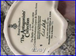 THE BATTLE OF THE ALAMO DAVY CROCKETT ANTONIO LOPEZ DE SANTA ANNA Royal Doulton