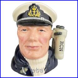 THE CANADIANS THE SAILOR Royal Doulton D6904 Character Jug LIMITED EDITION Navy