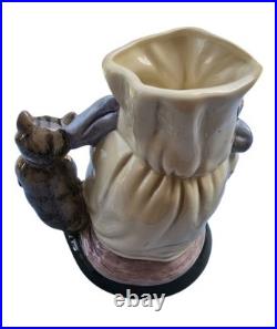 THE COOK AND THE CHESHIRE CAT Large Royal Doulton Jug/Mug D6842 1989 Display Onl