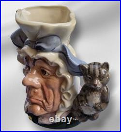 THE COOK AND THE CHESHIRE CAT Large Royal Doulton Jug/Mug D6842 1989 Display Onl