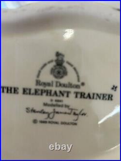 THE ELEPHANT TRAINER Royal Doulton character Toby Jug mug pitcher 6