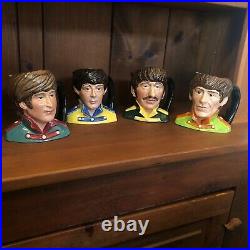 The Beatles -1984 Royal Doulton character jugs (4) 5.5 each Mint