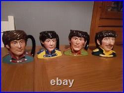 The Beatles Royal Doulton Character Jugs Great Condition
