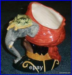 The Elephant Trainer Royal Doulton Character Toby Jug LARGE D6841 RARE GIFT