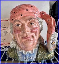 The Fortune Teller Royal Doulton Large Character Jug 1991 England Retired