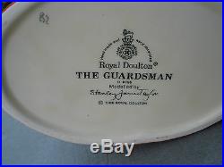 The Guardsman D 6755 Royal Doulton Toby Jug Character Stanley Taylor 1986