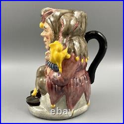 The Jester Toby Jug D6910 2419/2500 Royal Doulton 1991 England COA