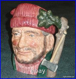 The Lumberjack Royal Doulton Character Toby Jug D6610 AWESOME MAN CAVE GIFT The Lumberjack Royal Doulton Character Toby Jug D6610 AWESOME MAN CAVE GIFT