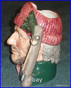 The Lumberjack Royal Doulton Character Toby Jug D6610 AWESOME MAN CAVE GIFT The Lumberjack Royal Doulton Character Toby Jug D6610 AWESOME MAN CAVE GIFT