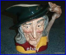 The Pied Piper Character Toby Jug D6403 Royal Doulton Rare Collectible Gift