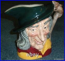 The Pied Piper Character Toby Jug D6403 Royal Doulton Rare Collectible Gift