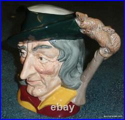 The Pied Piper Character Toby Jug D6403 Royal Doulton Rare Collectible Gift