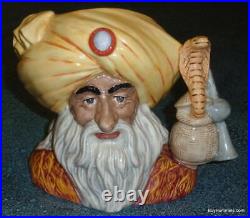 The Snake Charmer Character Toby Jug D6912 Royal Doulton Rare Collectible Gift