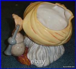 The Snake Charmer Character Toby Jug D6912 Royal Doulton Rare Collectible Gift