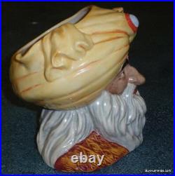 The Snake Charmer Character Toby Jug D6912 Royal Doulton Rare Collectible Gift