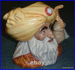 The Snake Charmer Character Toby Jug D6912 Royal Doulton Rare Collectible Gift