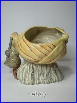 The Snake Charmer Royal Doulton D6912 Large Character Toby Jug Mug 1991 with COA