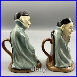 The Spook D7132 The Bearded Spook D7133 Toby Jugs 615/1500 Royal Doulton 1998