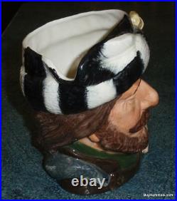 The Trapper Royal Doulton Character Toby Jug D6609 GREAT FATHER'S DAY GIFT
