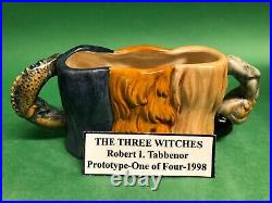 Three Witches Doulton Prototype Character Jug Unique Museum sale